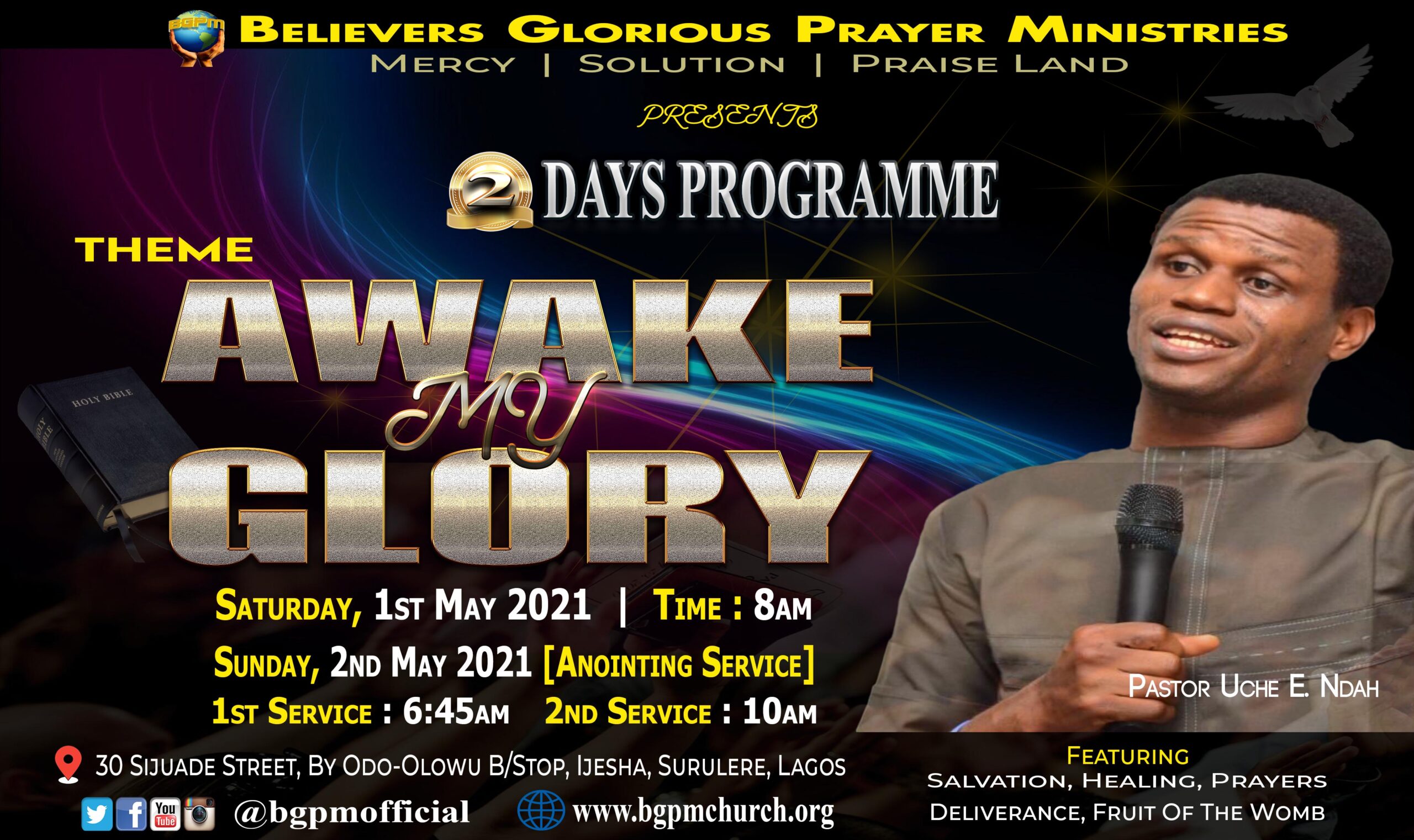 SUNDAY SERVICE/AWAKE MY GLORY – DAY 2